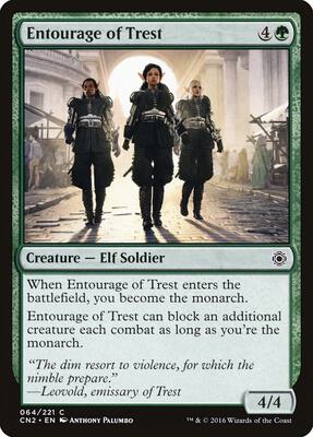 Entourage of Trest card from Conspiracy: Take the Crown