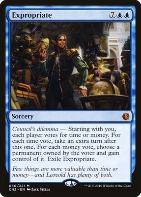 Expropriate card from Conspiracy: Take the Crown