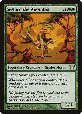 Seshiro the Anointed card from Champions of Kamigawa