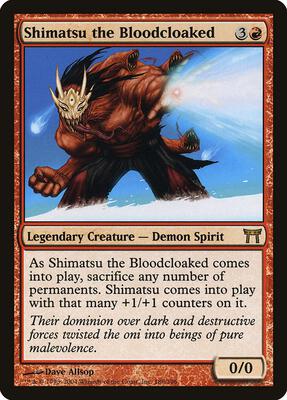 Shimatsu the Bloodcloaked card from Champions of Kamigawa