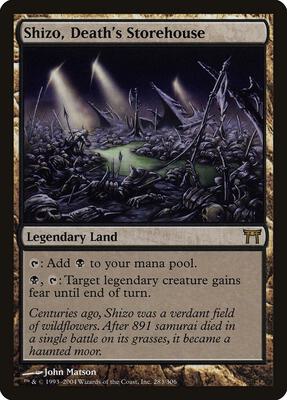 Shizo, Death's Storehouse card from Champions of Kamigawa