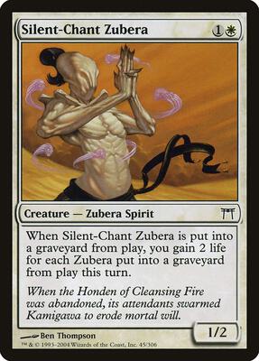 Silent-Chant Zubera card from Champions of Kamigawa