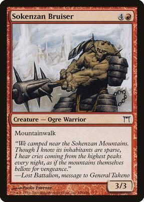 Sokenzan Bruiser card from Champions of Kamigawa