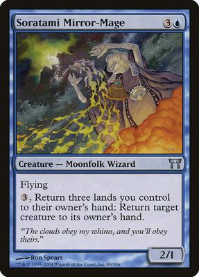 Soratami Mirror-Mage card from Champions of Kamigawa