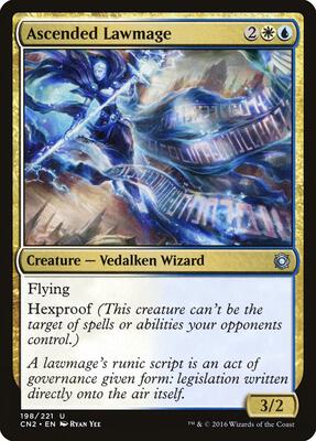 Ascended Lawmage card from Conspiracy: Take the Crown