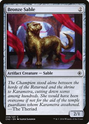 Bronze Sable card from Conspiracy: Take the Crown