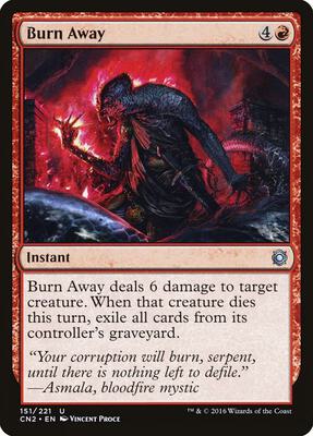 Burn Away card from Conspiracy: Take the Crown