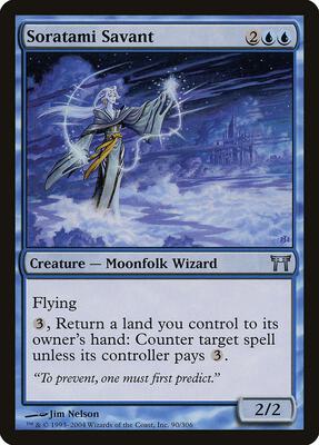 Soratami Savant card from Champions of Kamigawa