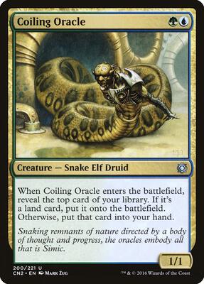 Coiling Oracle card from Conspiracy: Take the Crown