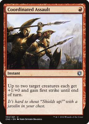 Coordinated Assault card from Conspiracy: Take the Crown