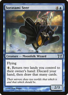 Soratami Seer card from Champions of Kamigawa
