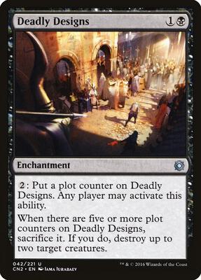 Deadly Designs card from Conspiracy: Take the Crown
