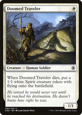 Doomed Traveler card from Conspiracy: Take the Crown
