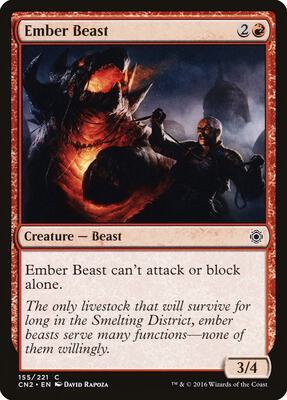 Ember Beast card from Conspiracy: Take the Crown
