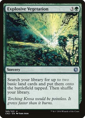 Explosive Vegetation card from Conspiracy: Take the Crown