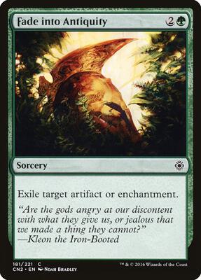 Fade into Antiquity card from Conspiracy: Take the Crown
