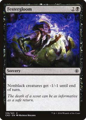 Festergloom card from Conspiracy: Take the Crown