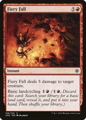 Fiery Fall card from Conspiracy: Take the Crown