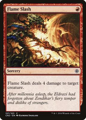 Flame Slash card from Conspiracy: Take the Crown