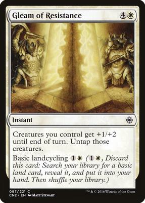 Gleam of Resistance card from Conspiracy: Take the Crown