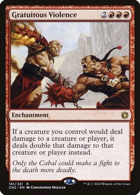 Gratuitous Violence card from Conspiracy: Take the Crown