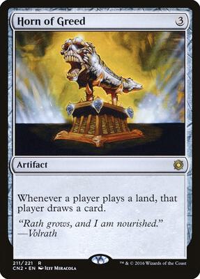 Horn of Greed card from Conspiracy: Take the Crown
