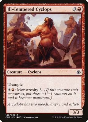 Ill-Tempered Cyclops card from Conspiracy: Take the Crown
