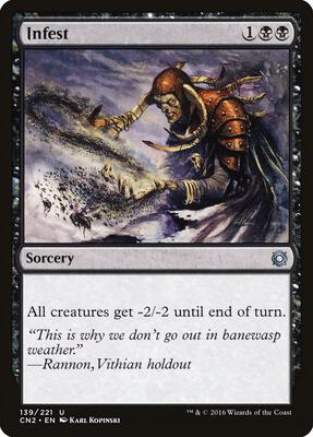 Infest card from Conspiracy: Take the Crown