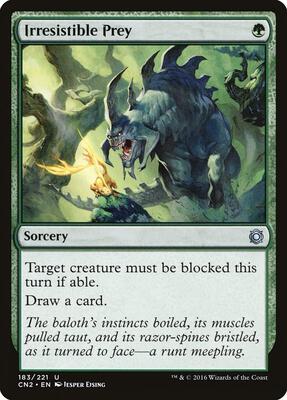 Irresistible Prey card from Conspiracy: Take the Crown