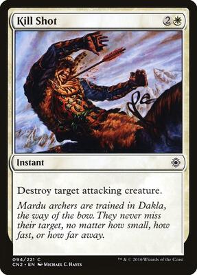 Kill Shot card from Conspiracy: Take the Crown