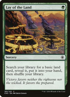 Lay of the Land card from Conspiracy: Take the Crown