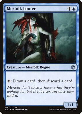 Merfolk Looter card from Conspiracy: Take the Crown
