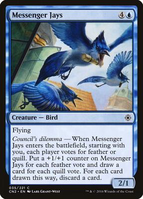 Messenger Jays card from Conspiracy: Take the Crown