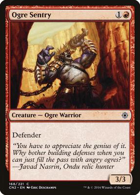 Ogre Sentry card from Conspiracy: Take the Crown