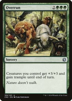 Overrun card from Conspiracy: Take the Crown
