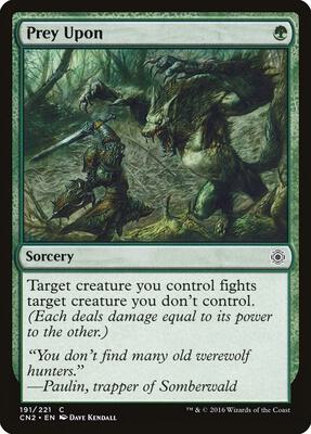 Prey Upon card from Conspiracy: Take the Crown