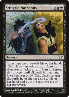 Struggle for Sanity card from Champions of Kamigawa
