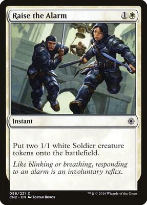 Raise the Alarm card from Conspiracy: Take the Crown