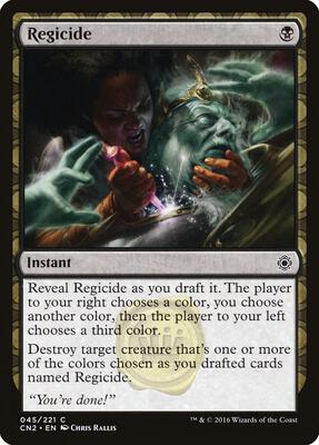 Regicide card from Conspiracy: Take the Crown