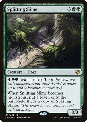 Splitting Slime card from Conspiracy: Take the Crown