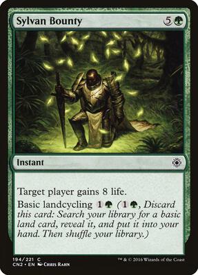 Sylvan Bounty card from Conspiracy: Take the Crown