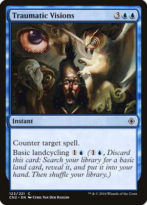 Traumatic Visions card from Conspiracy: Take the Crown