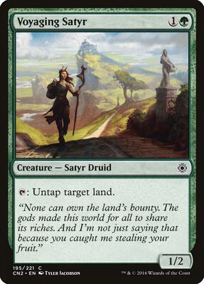 Voyaging Satyr card from Conspiracy: Take the Crown