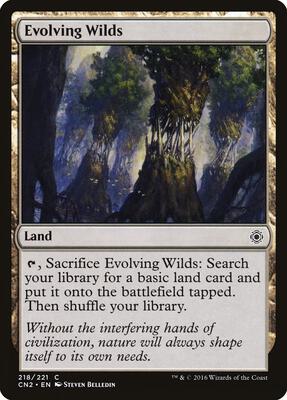 Evolving Wilds card from Conspiracy: Take the Crown