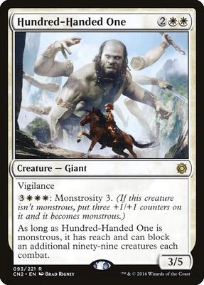 Hundred-Handed One card from Conspiracy: Take the Crown