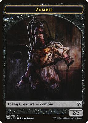 Zombie Token card from Conspiracy: Take the Crown