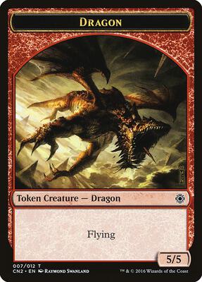 Dragon Token card from Conspiracy: Take the Crown