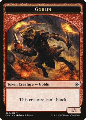 Goblin Token card from Conspiracy: Take the Crown