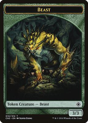 Beast Token card from Conspiracy: Take the Crown