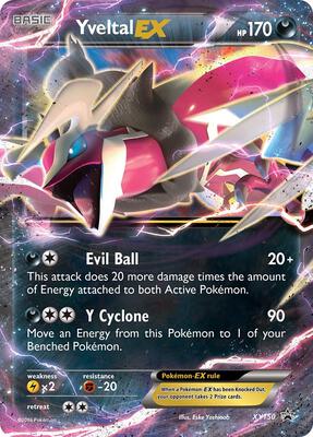 Yveltal EX - XY150 (Shiny) card from XY Promos